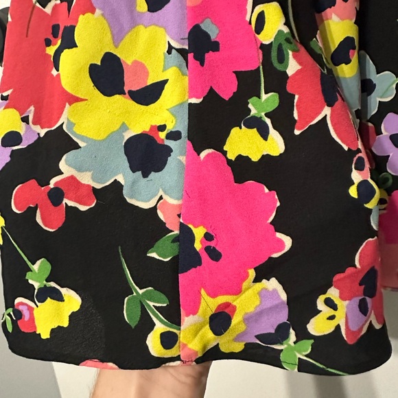 Kate Spade Vibrant Floral Tank Midi Dress Womens Xtra Small - Picture 9 of 10